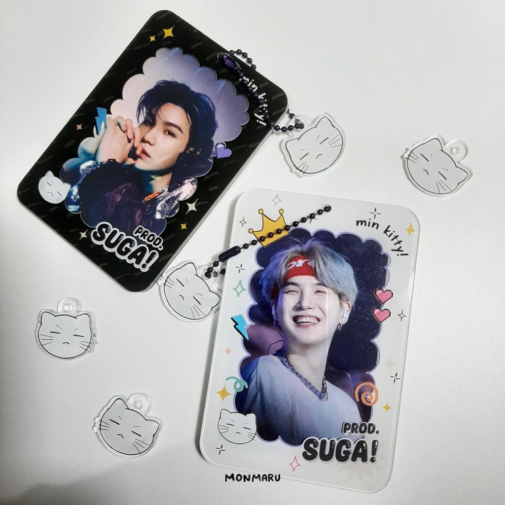 [READY] BTS Acrylic Photocard Holder &amp; Keychain