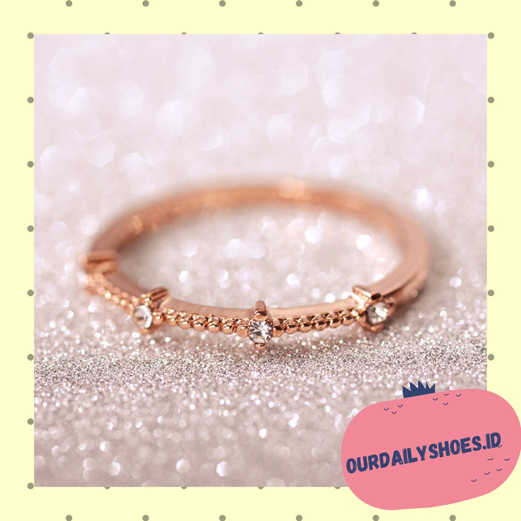 ★ODS★ Cincin Simple Sterling Silver Hias K15 untuk Wanita / Perhiasan Wanita Cincin Wanita