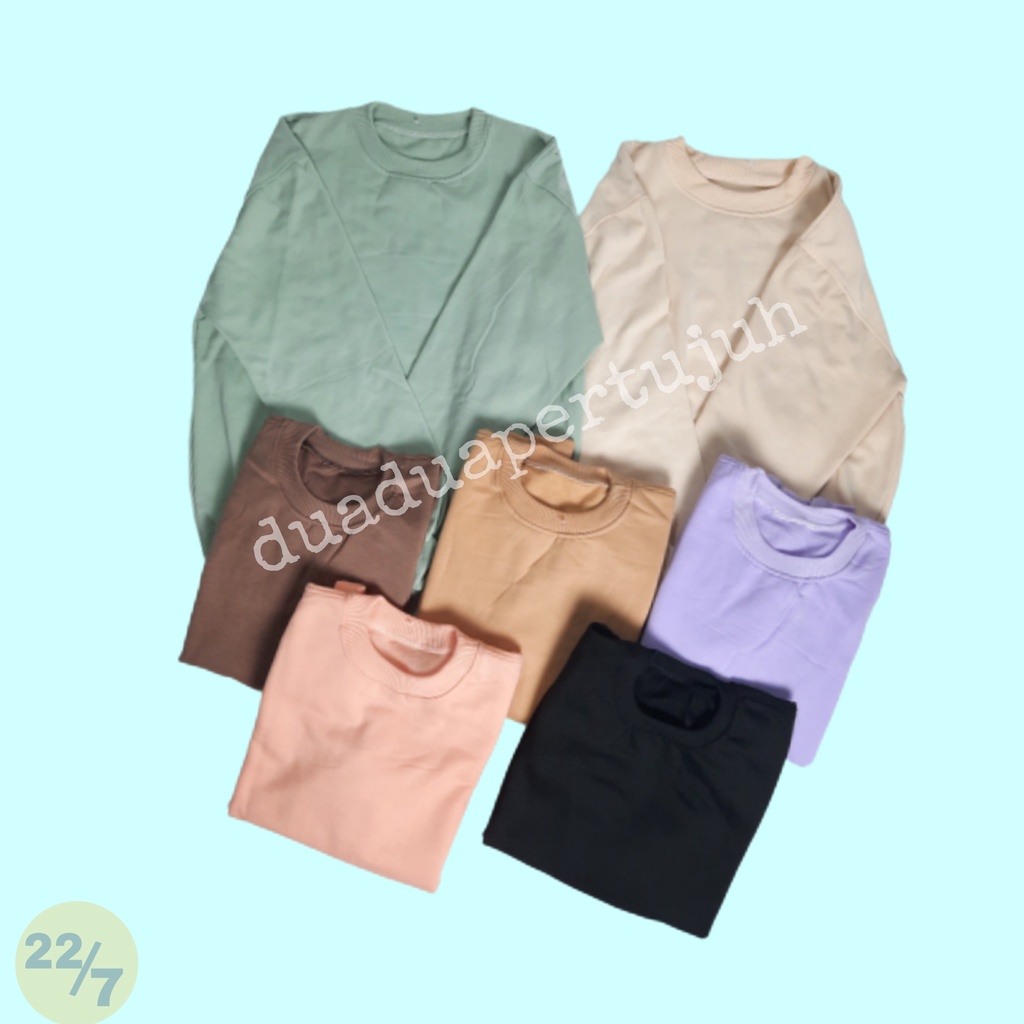 SWEATER WANITA SWEATER PASTEL WANITA SWEATER WANITA POLOS PANJANG