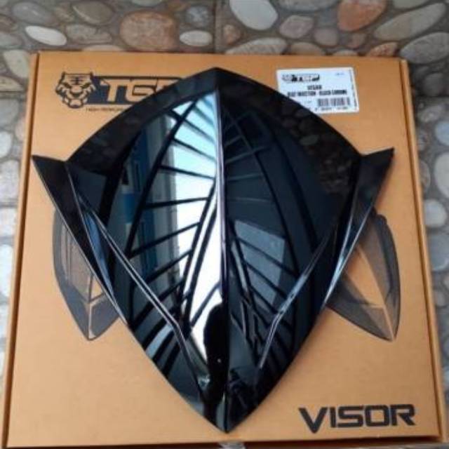 VISOR WINDSHIELD TAMENG BEAT FI BLACK CROME