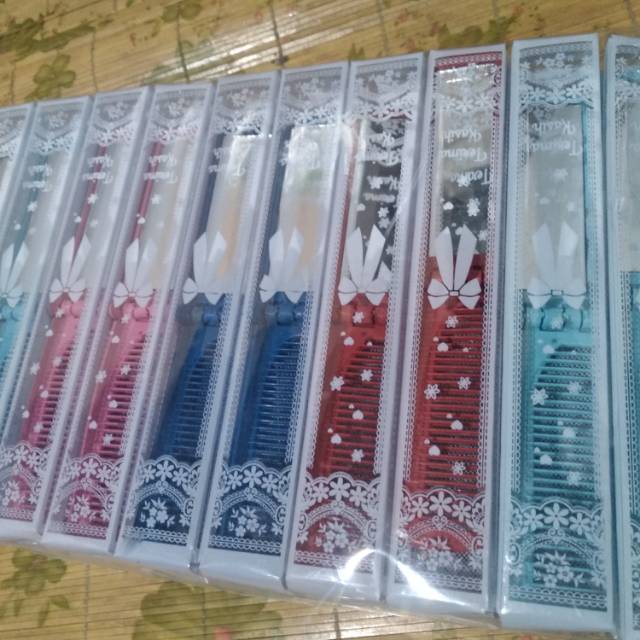 Souvenir sisir kaca/sisir cermin/sisir hias/souvenir pernikahan sisir/sisir mika/souvenir murah