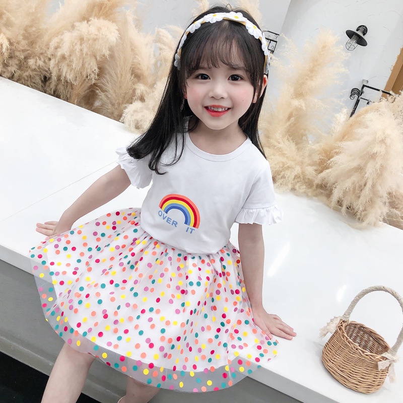 【Happy Baby】1-6Tahun QZ007 Dress Tutu anak Perempuan Kembang Fashion Anak