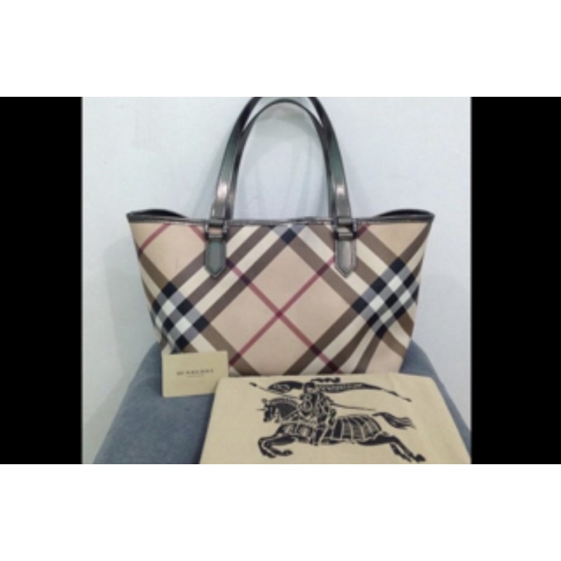 PRELOVED Tas BURBERRY AUTHENTIC Nova Tote bag