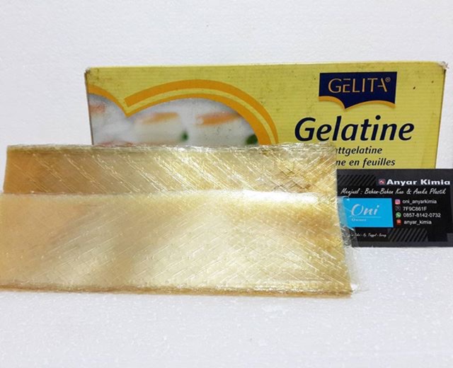 

Gelita Gelatine lembaran 10 lembar