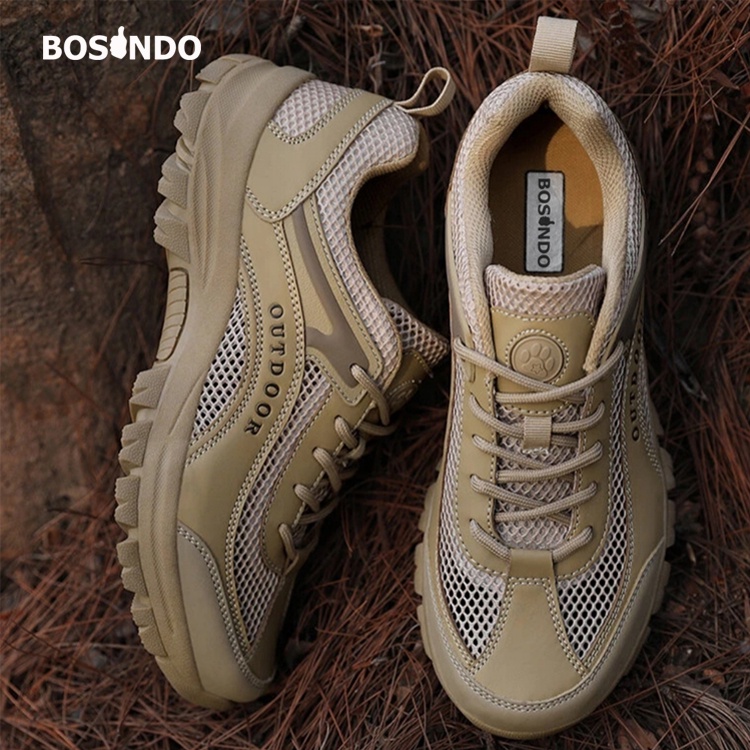 BOSINDO✔ B-7 Sepatu sneakers outdoor pria B7/sepatu gunung hiking pria asli original-Sepatu Olahraga Sepatu Outdoor Dewasa-Sepatu Pria Kasual ASLI IMPORT 100%Original-FREE BOX Merk BOSINDO ASLI-Bisa Bayar Ditempat[COD]