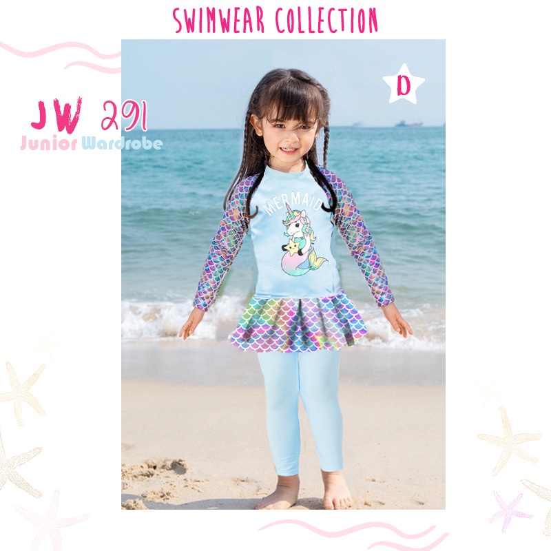 AS Baju Renang anak  perempuan unicorn Junior Wardrobe JW 291