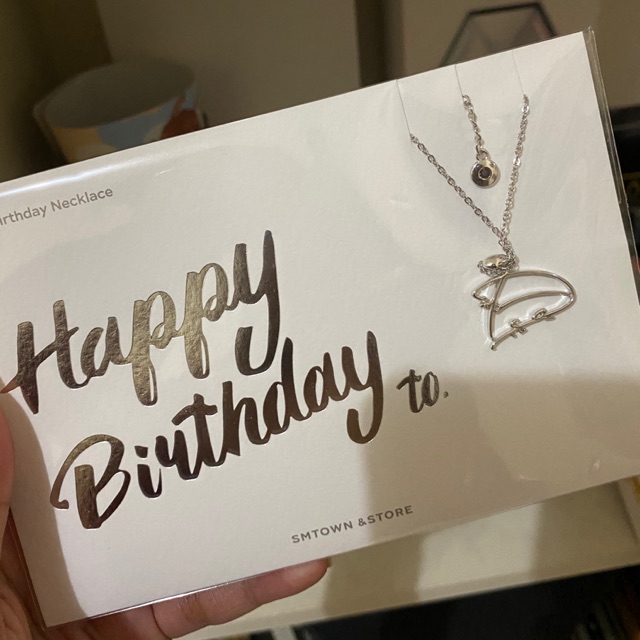 D.O Kyungsoo Birthday Necklace