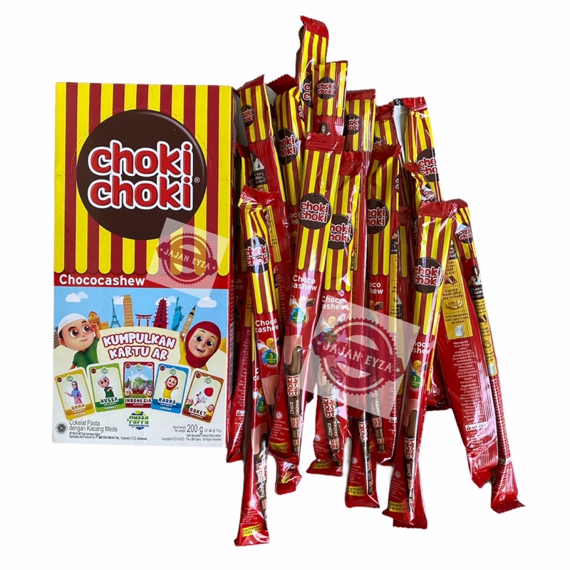 

MAYORA CHOKI CHOKI CHOCO CASHEW isi 20pcs / CHOKI CHOKI CASHEW / CHOKI CHOKI COKLAT CASHEW