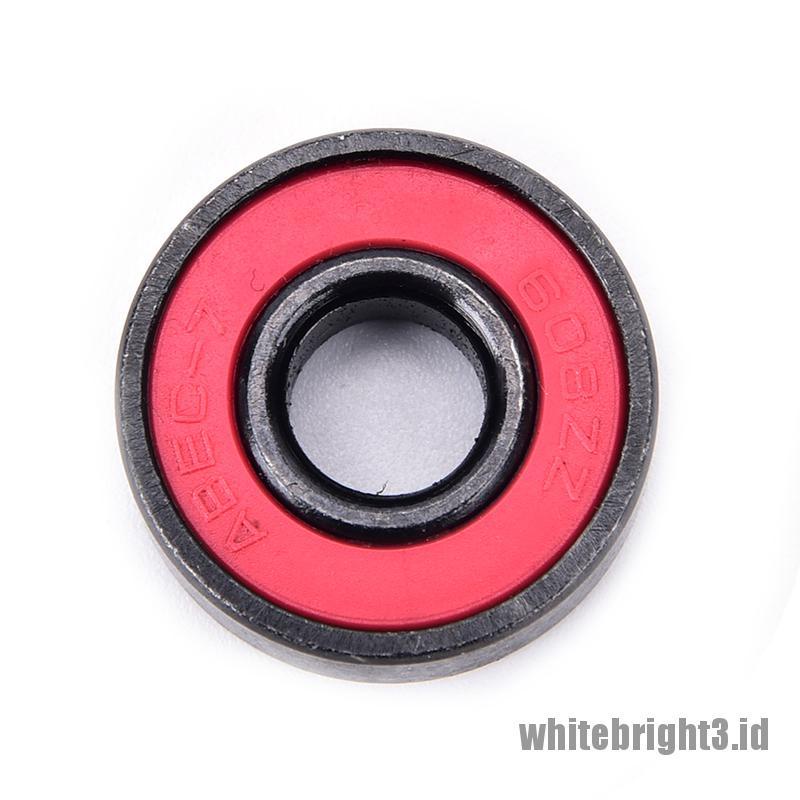 608rs Bola bearing Keramik Warna Putih Untuk Fidget spinner / skateboard / roller