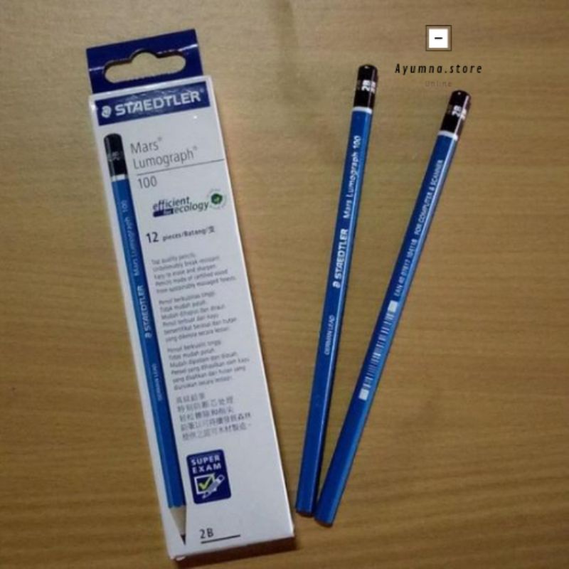 

RK PENSIL 2B STAEDTLER PER PACK ISI 12 PCS