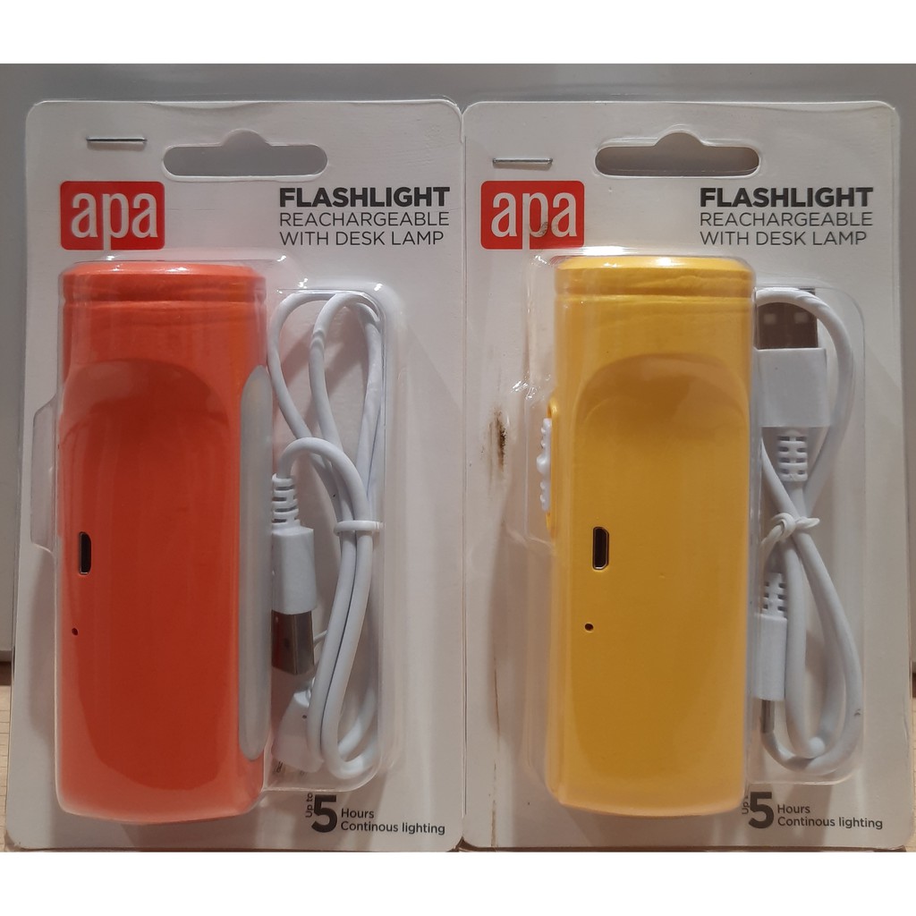 FLASHLIGHT RECHARGABLE 1W / LAMPU DARURAT / PORTABLE LAMP / LAMPU MEJA / SENTER