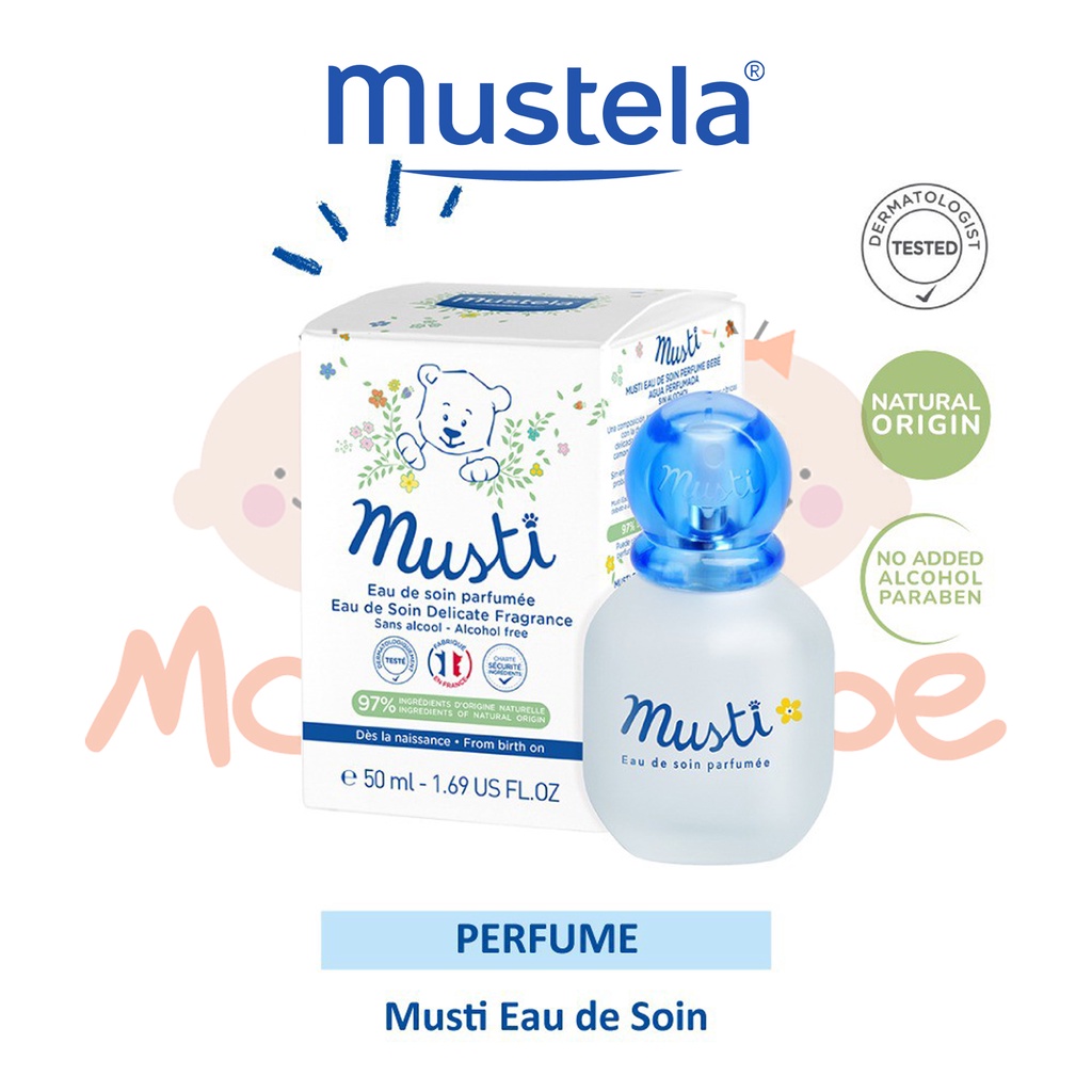 [PROMO] Mustela Musti Eau De Soin Delicate Fragrance Parfum Bayi 50ml