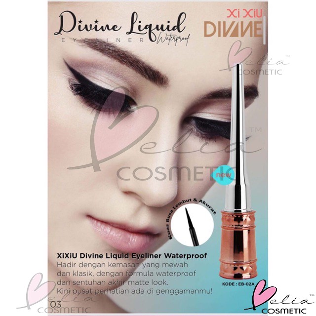 ❤ BELIA ❤ Xi Xiu Divine Liquid Eyeliner Waterproof BPOM | XIXIU kosmetik make up mata eye liner