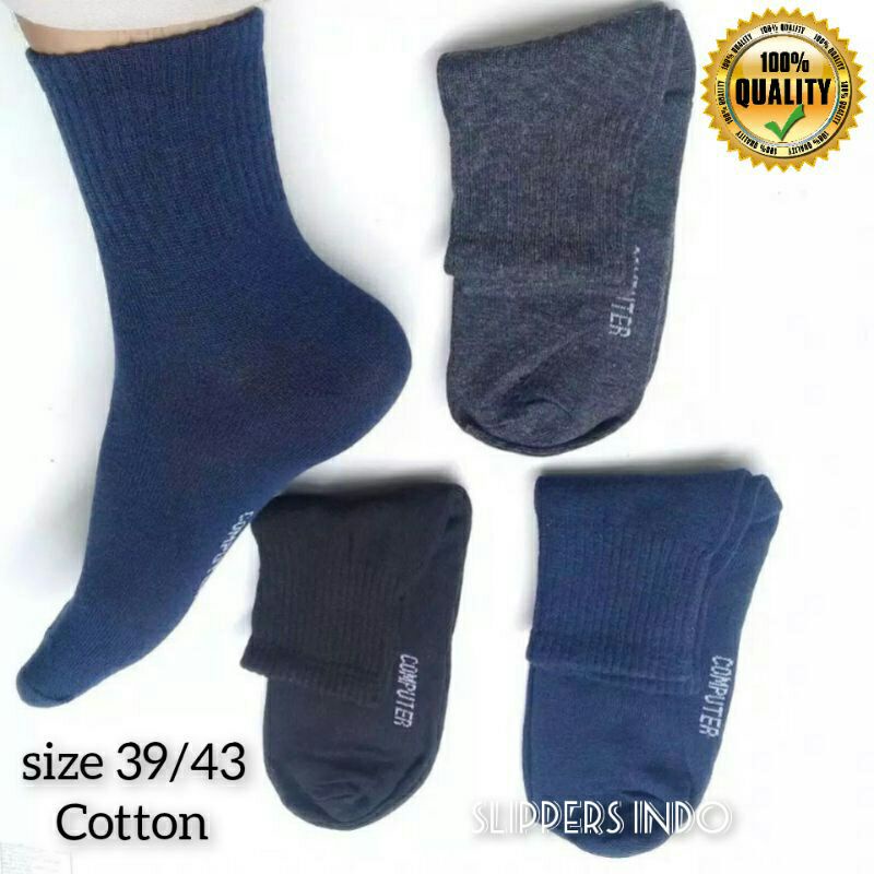 kaos kaki hitam pendek/ kaos kaki hitam computer