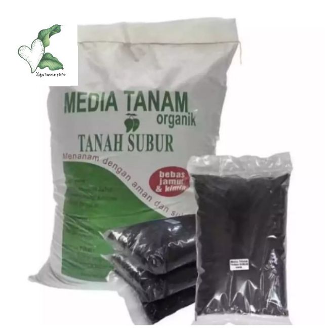 pohon murah mediatanam tanah subur organik 1 kg/tanah subur organik hitam