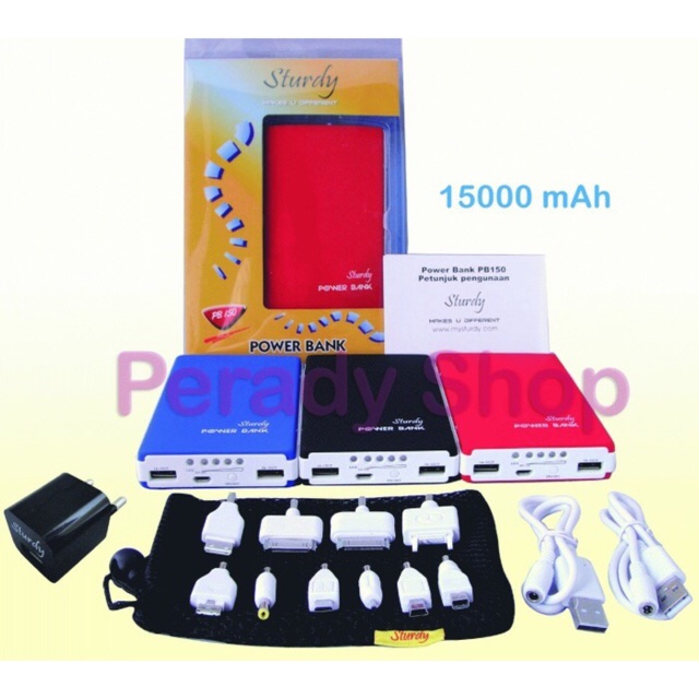Portable charger power bank Sturdy 15000 mAH