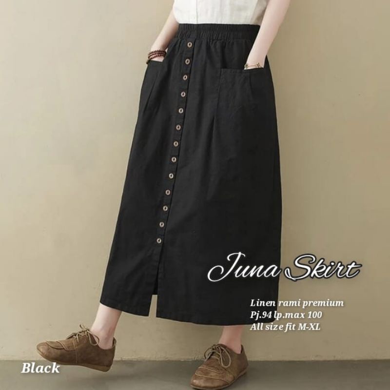 JUNNA SKIRT ROK WANITA TERBARU