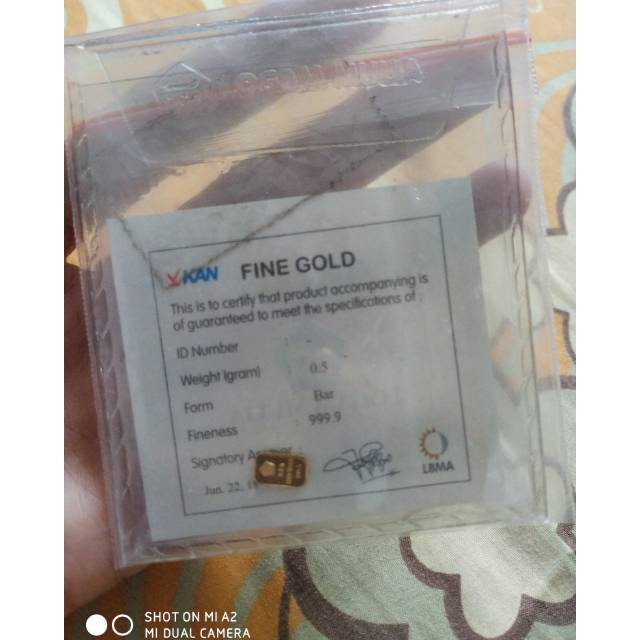 Logam Mulia Antam Retro 0,5 gr