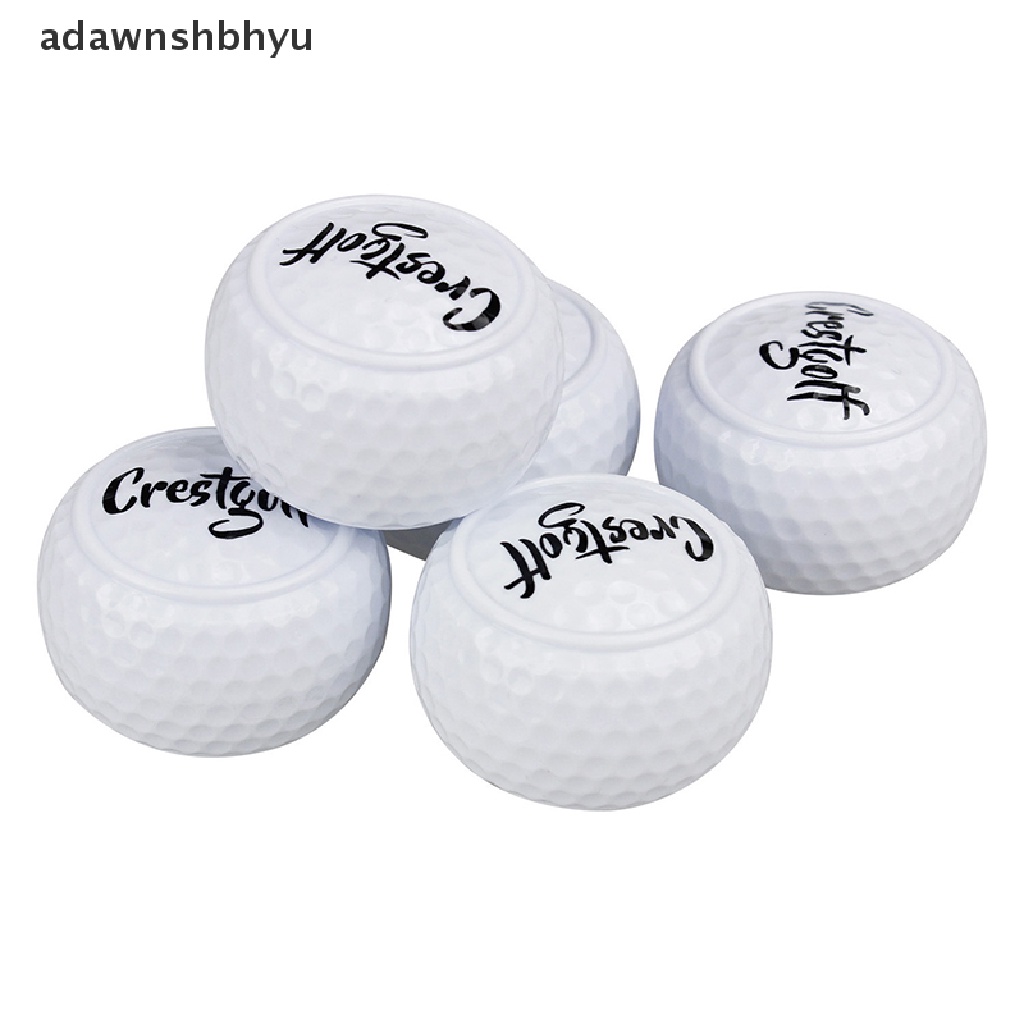 Adawnshbhyu 1pc Bola Golf Golf Untuk Pemula Bola Dua Lapis Driving Range Practice Ball