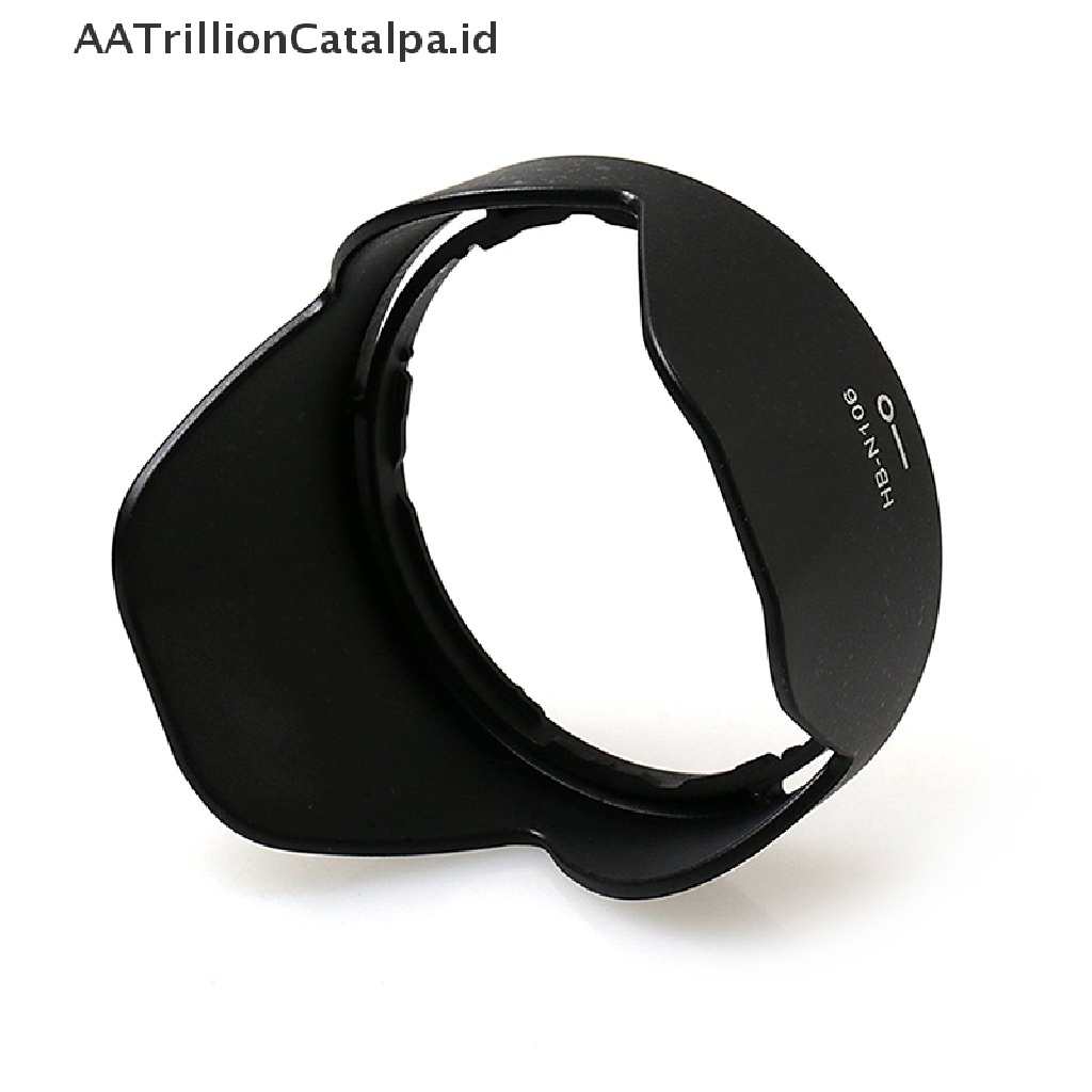 Aatrillioncatalpa HB-N106 Hood Lensa Reversible Untuk Nikon D3400 D3300 AF-P DX 18-55mm f / 3.5-5.6G