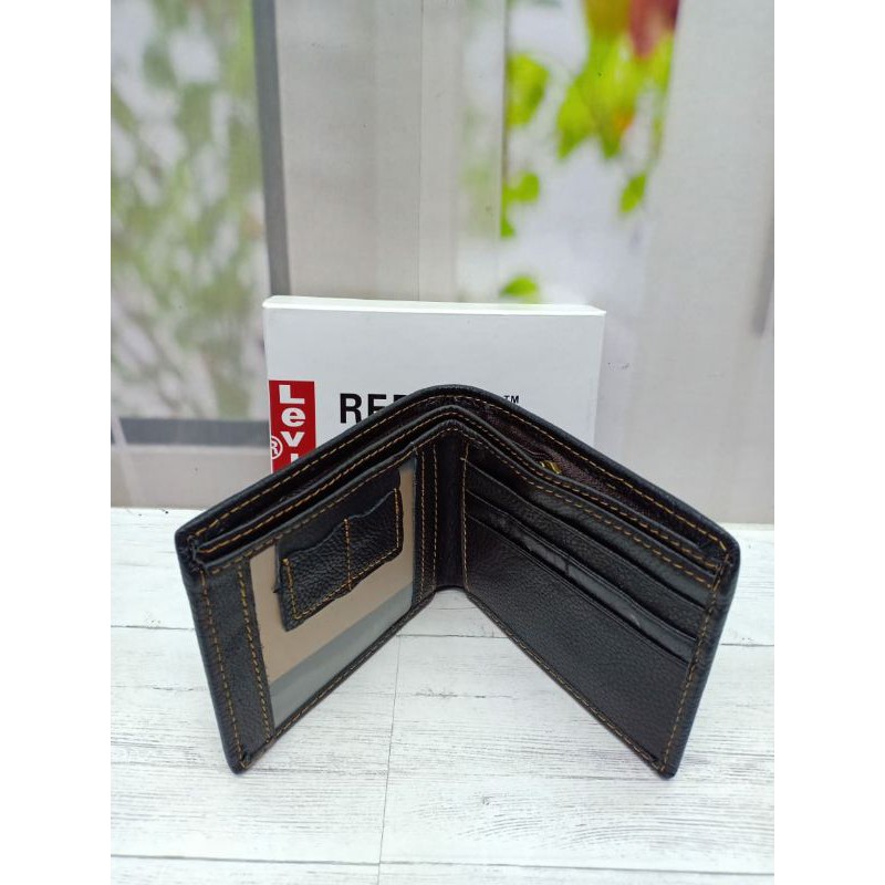 DOMPET KULIT ASLI RESLETING LUAR L9028