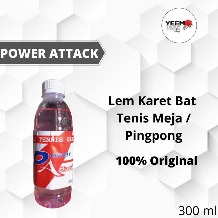 [Art. X9423] Speed Glue POWER ATTACK (pink)  - Lem Karet Bet tenis meja pingpong
