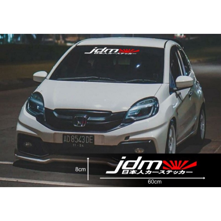 stiker kaca depan all mobil JDM termurah