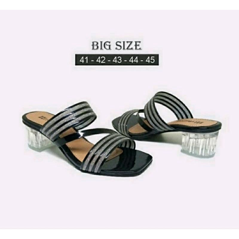 Original, Sandal Slide Wanita Big Size 41-45 / FlipFlop Slop Teplek JUMBO Besar Banget Krem Ori, 42