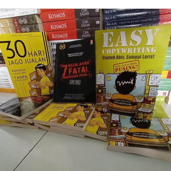 

paket 3buku 30 hari jago jualan,7ksalahan dan easy eka prayoga - Best Seller
