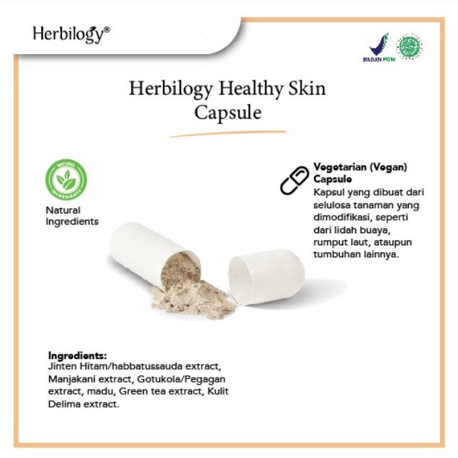 Herbilogy Healthy Skin 60 Kapsul