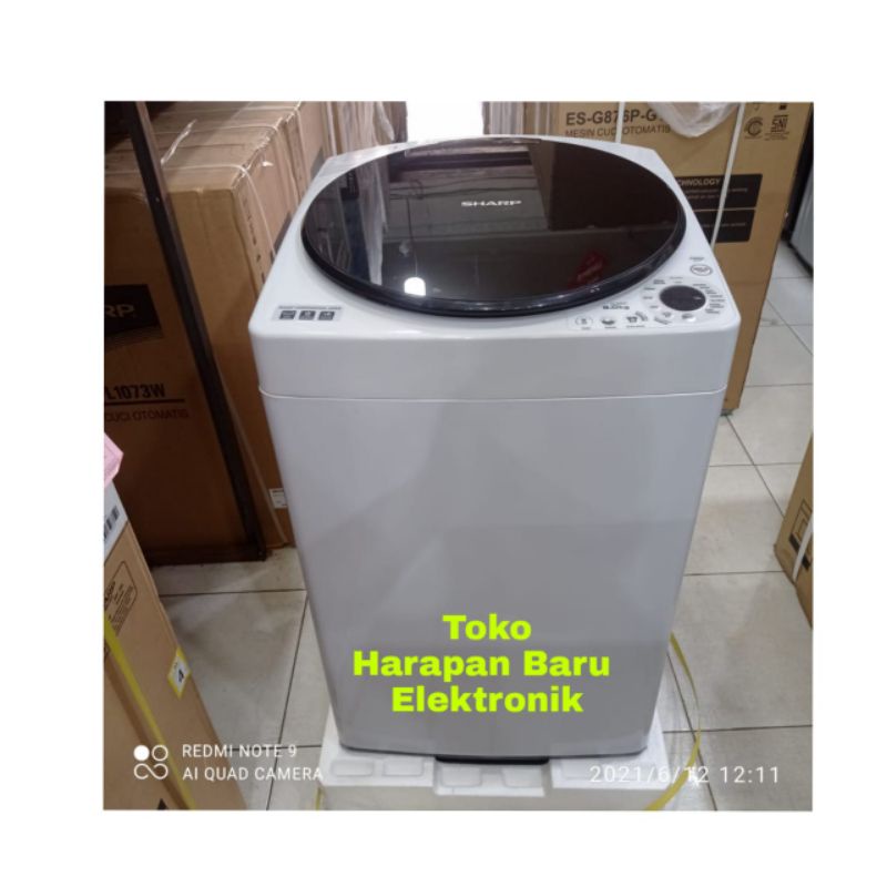 Mesin Cuci SHARP 1 Tabung ES-M909T-GG 9kg