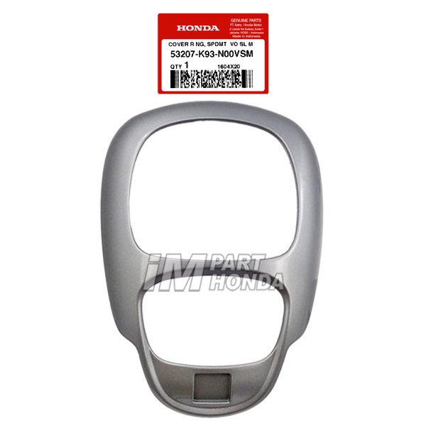 53207-K93-N00VSM Cover Ring Spedo Meter Scoopy eSP LED K93 2017 - 2019 Silver Tua