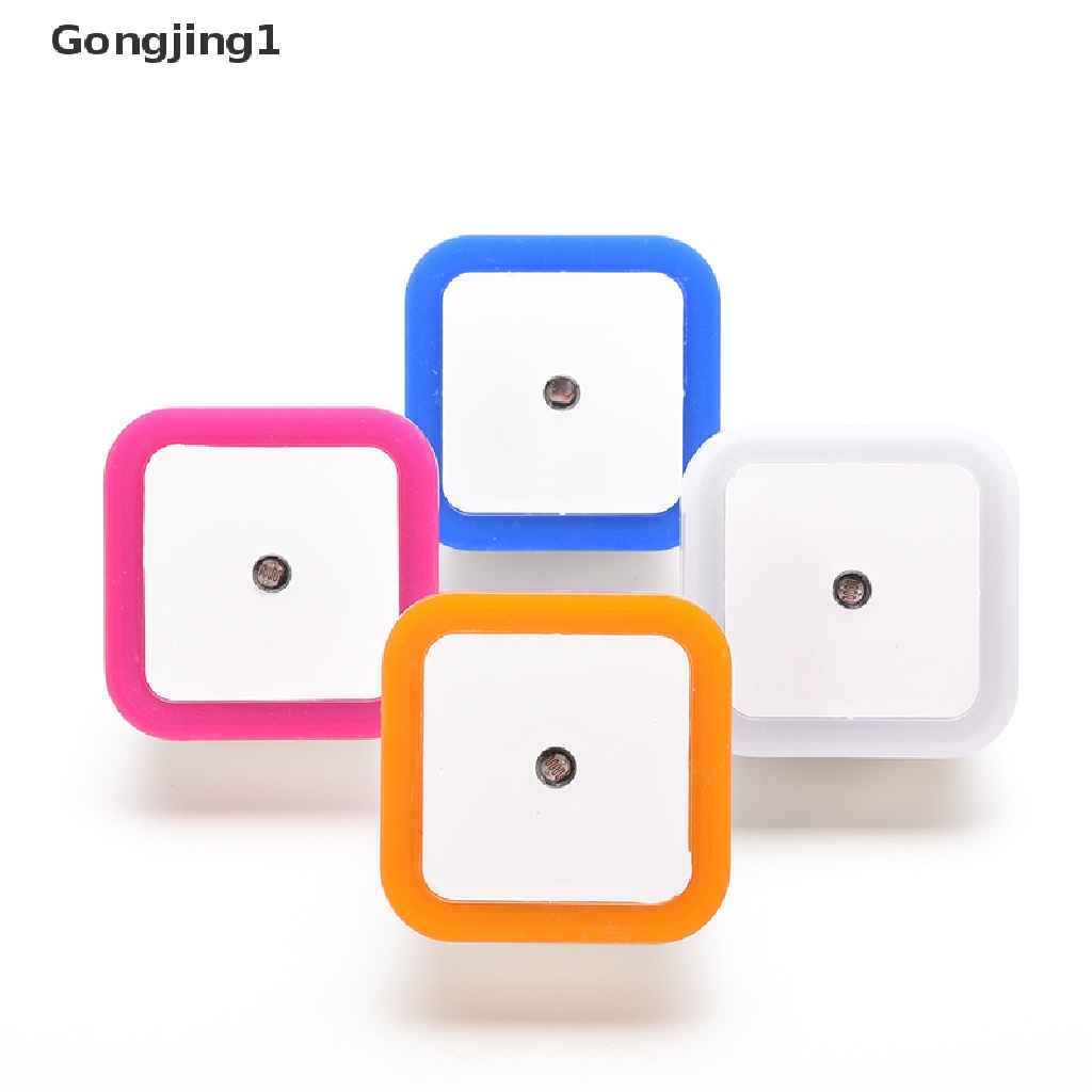 Gongjing1 Lampu Malam LED Dengan Sensor Induksi Otomatis Plug US Untuk Kamar Tidur