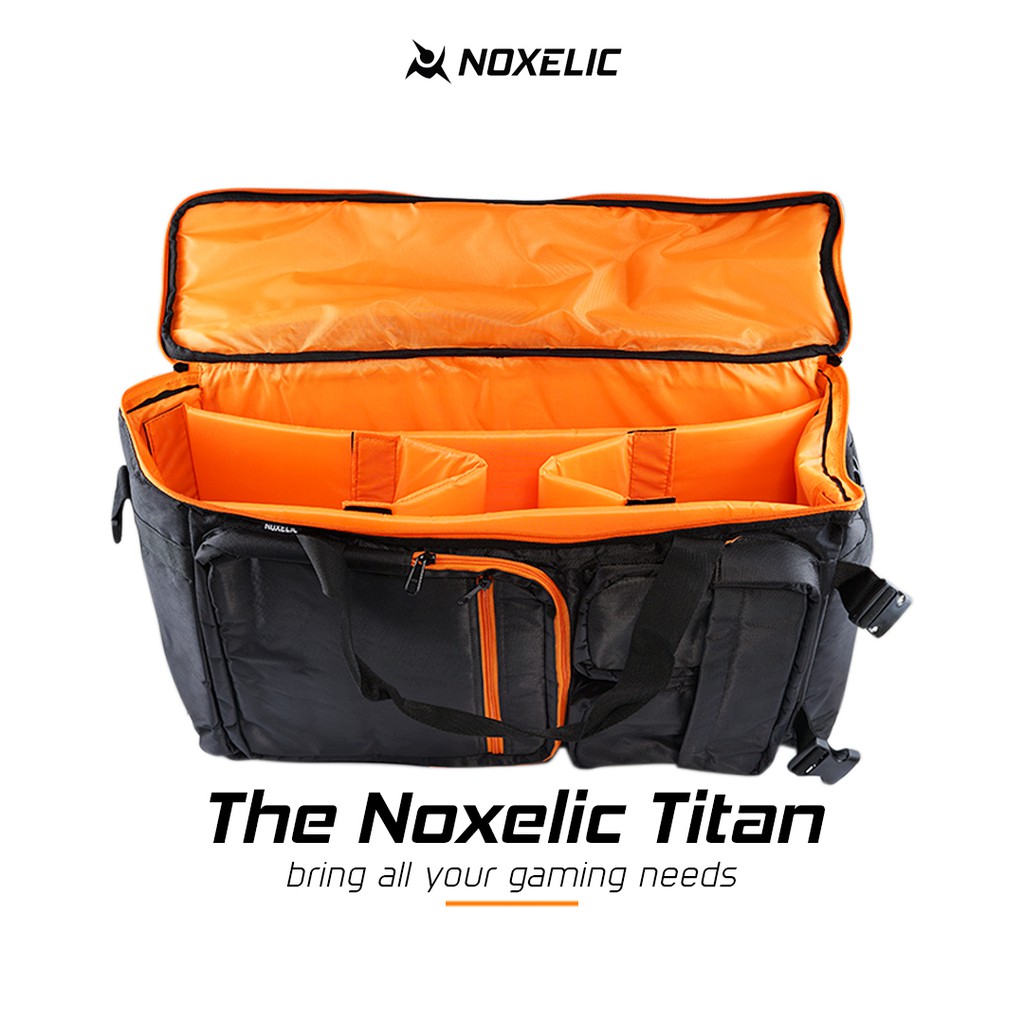 Noxelic Titan - Pro Gaming Bag Black || Tas Gaming