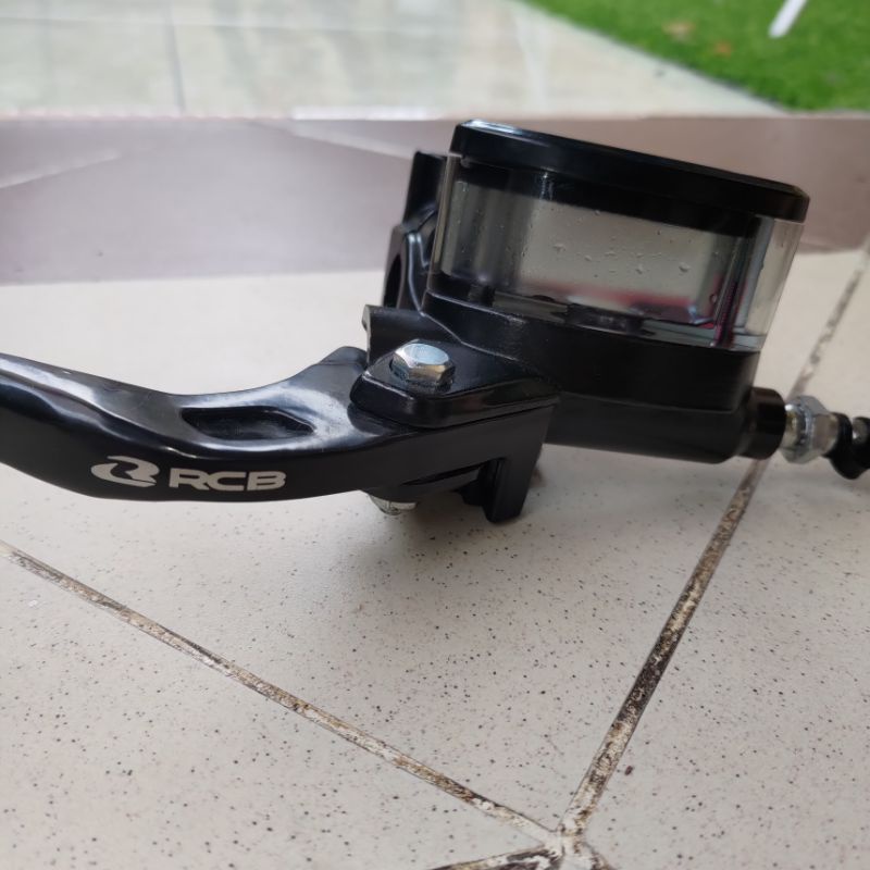 Master Rem Kanan RCB Oval E2 14MM Original Preloved Bekas Handle Master Brake Oval Racing Boy