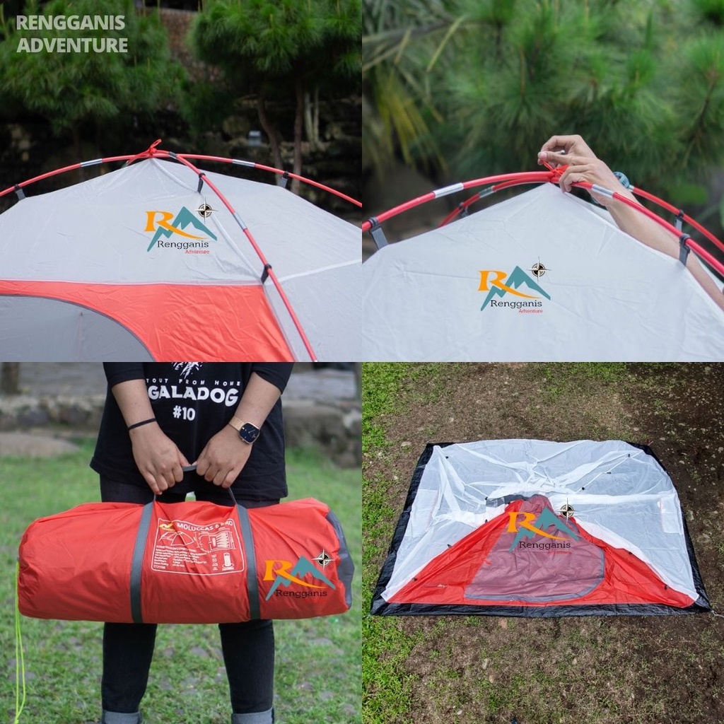 Tenda Camping Family Moluccas 6 Pro Big Dome 6 - 8 Orang TENDAKI  NSM 6 Orang utdoor