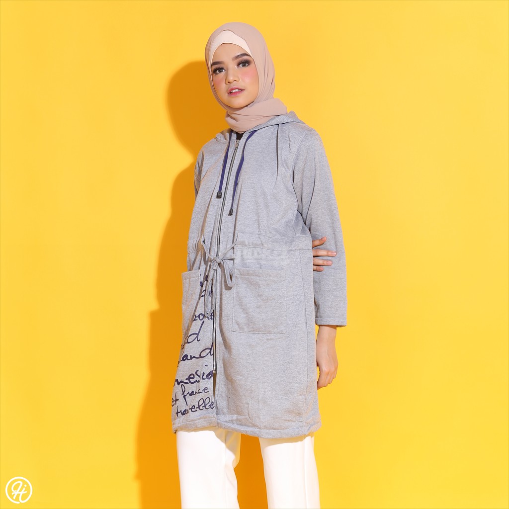 ⚠️CUCI GUDANG⚠️ HIJACKET URBANASHION SERIES-SKY GREY (ABU MUDA)