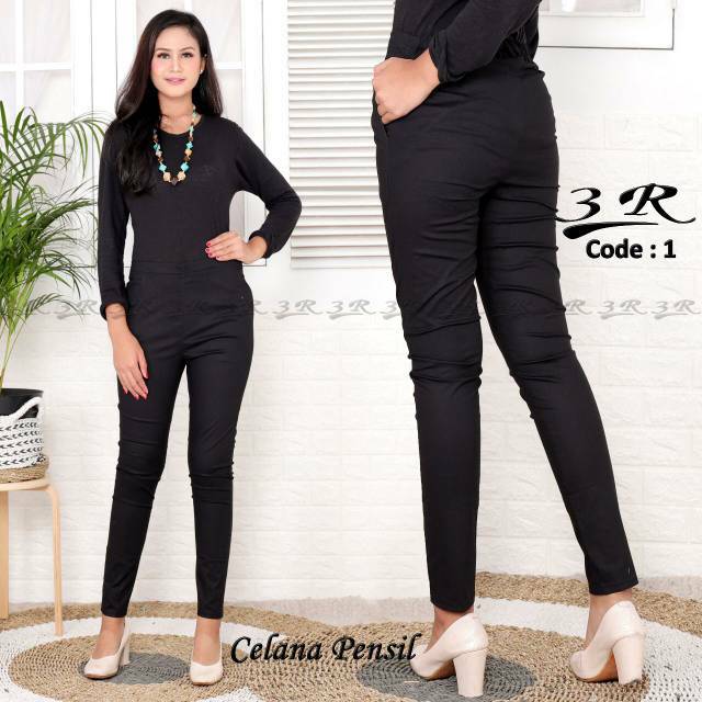 Grosir Celana  Legging Ukuran S Pensil  Panjang Polos Wanita  