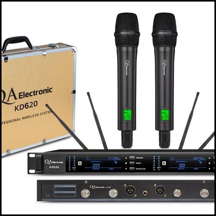 Microphone Wireless Qa Electronic Kd 620 By Rdw