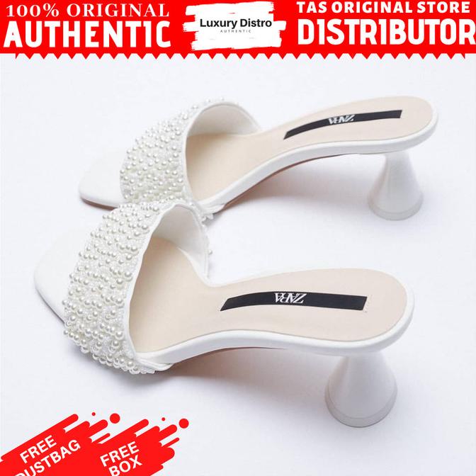 Sandal Heels Zara Wanita Original Branded Store Terbaru H427 Termurah