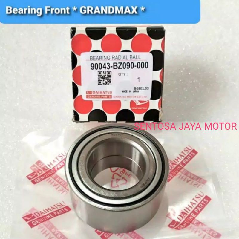 BEARING RODA DEPAN LAHAR DEPAN GRAND MAX GRANDMAX GRAN MAX RUSH TERIOS TARUNA CLASSY NON ABS