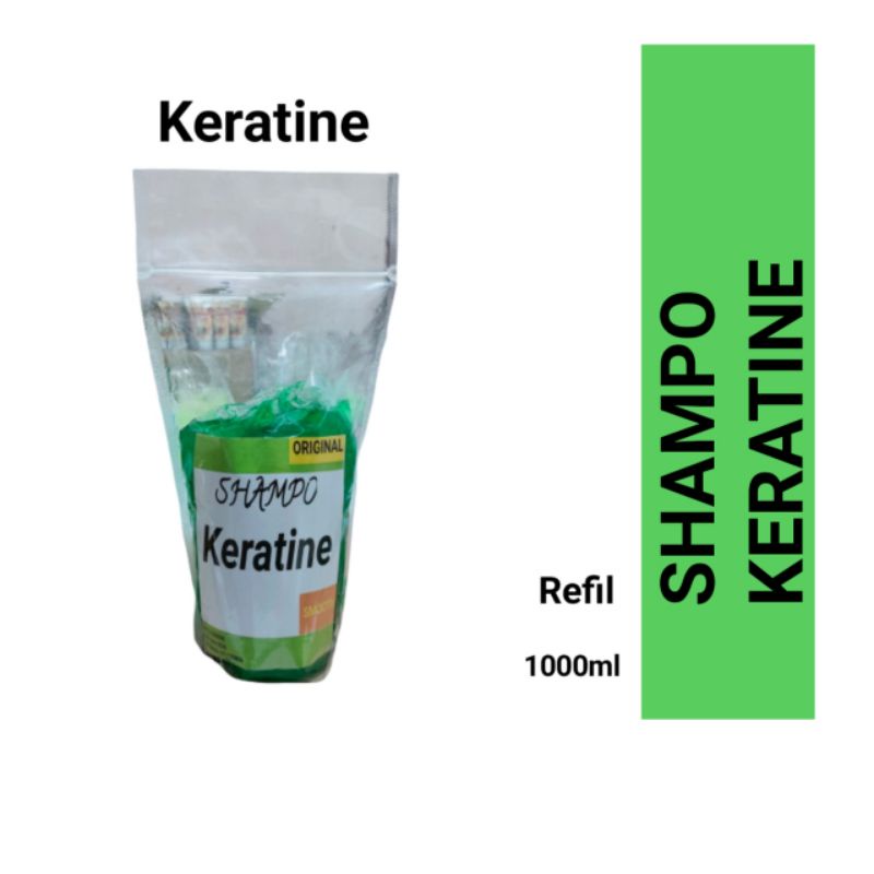SHAMPO KERATINE SMOTHING PELURUS RAMBUT PERMANEN 1000ML