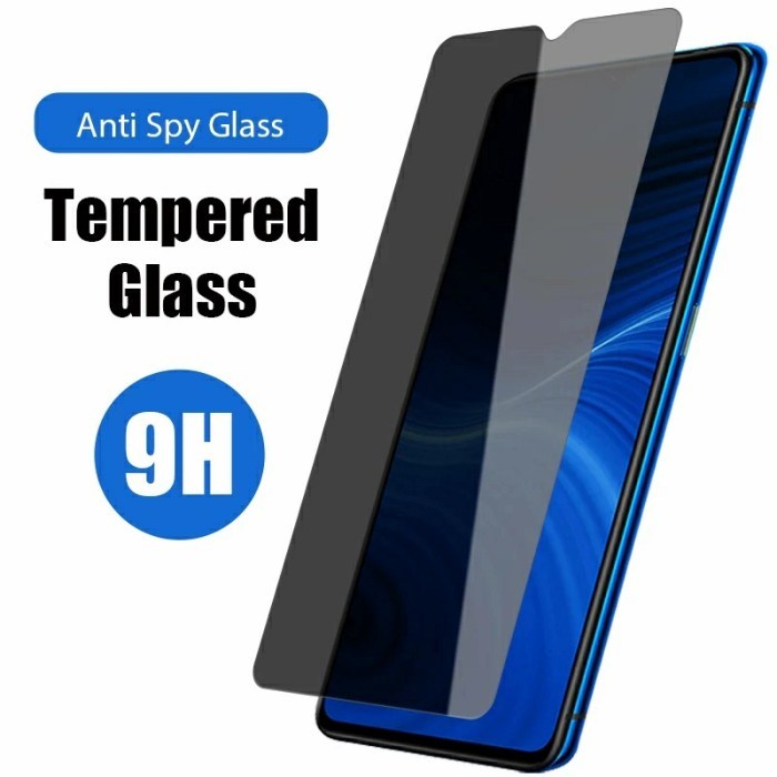 Tempered Glass Infinix Hot 8 Anti Intip Anti SPY