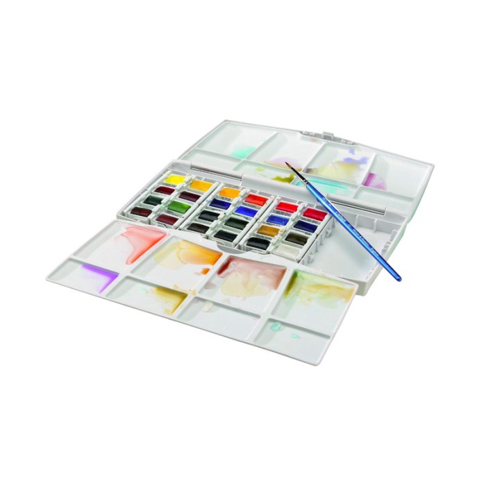 

Cotman Water Colours Painting Plus - 24 Half Pan Set