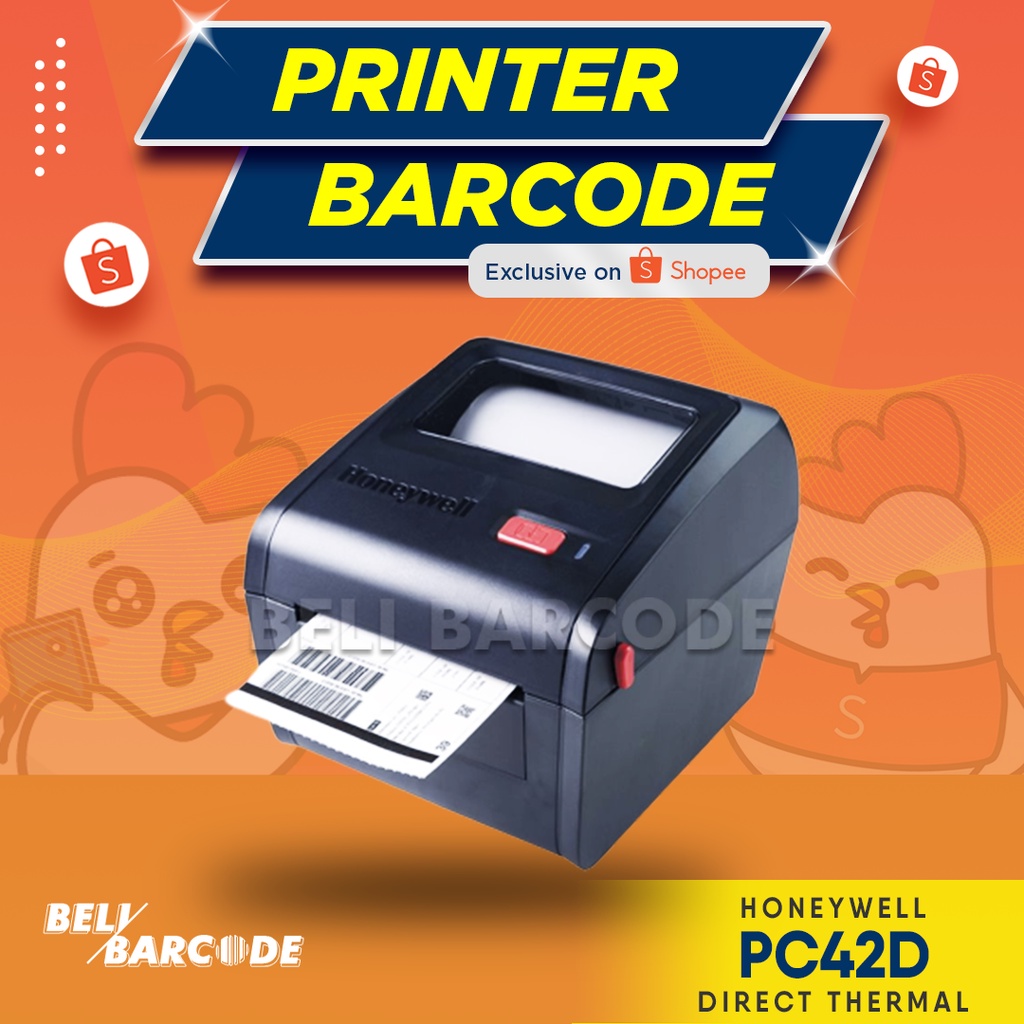 Printer Barcode Honeywell PC42D Cetak Metode Direct Thermal USB