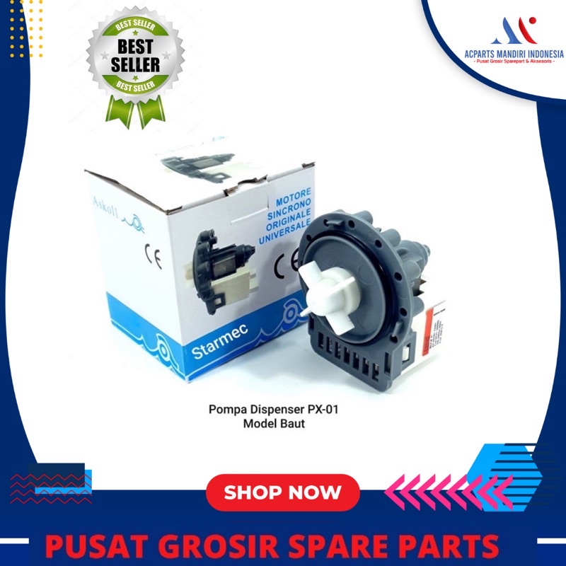 Motor drain pump mesin cuci Multi universal ASKOLL