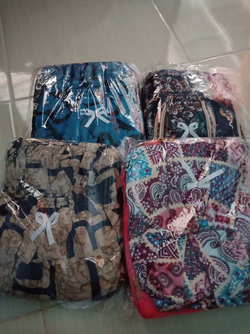 Setelan Anak/baju Tidur/baju Santai/baju Harian Anak/batik Anak/babydoll/stelan Usia 2 - 3,5 Tahun