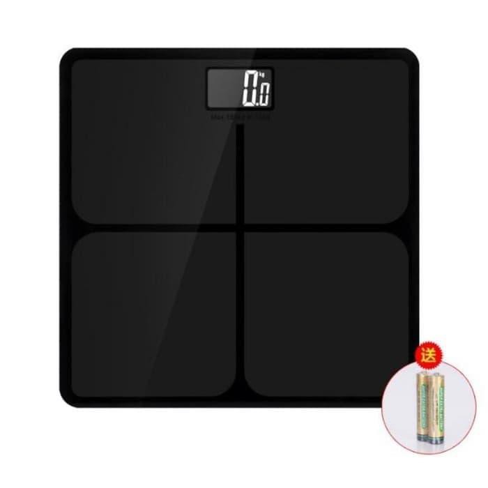 Promo Timbangan Badan Digital 180 Kg kaca elektronik indikator suhu SC-05 - Merah Muda Berkualitas