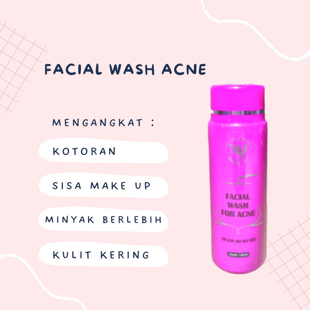 Sabun Cuci Muka Untuk Jerawat dan Berminyak Bpom Dr. Widyarini Facial Wash For Acne Sabun Muka Untuk Wajah Berjerawat BONUS Hand Sanitizer &amp; FREE Packing Bubble Wrap