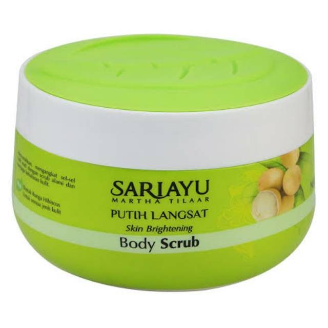 SARIAYU PUTIH LANGSAT BODY SCRUB 175 gr